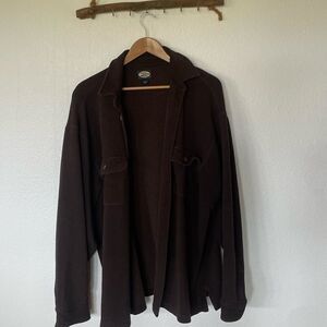 Tommy Bahama brown Shacket